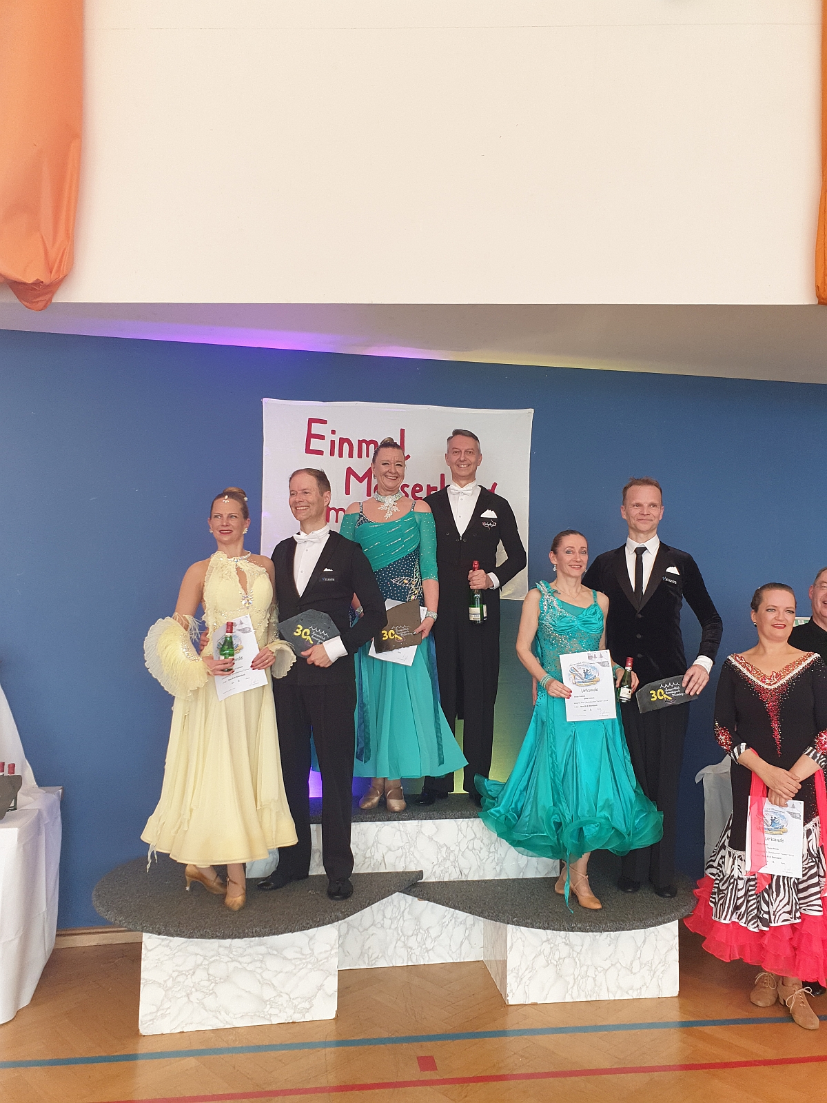 Knappes Ergebnis beim Rotkäppchen-Turnier zur 30-Jahr-Feier des TSC Rennsteigperle Masserberg